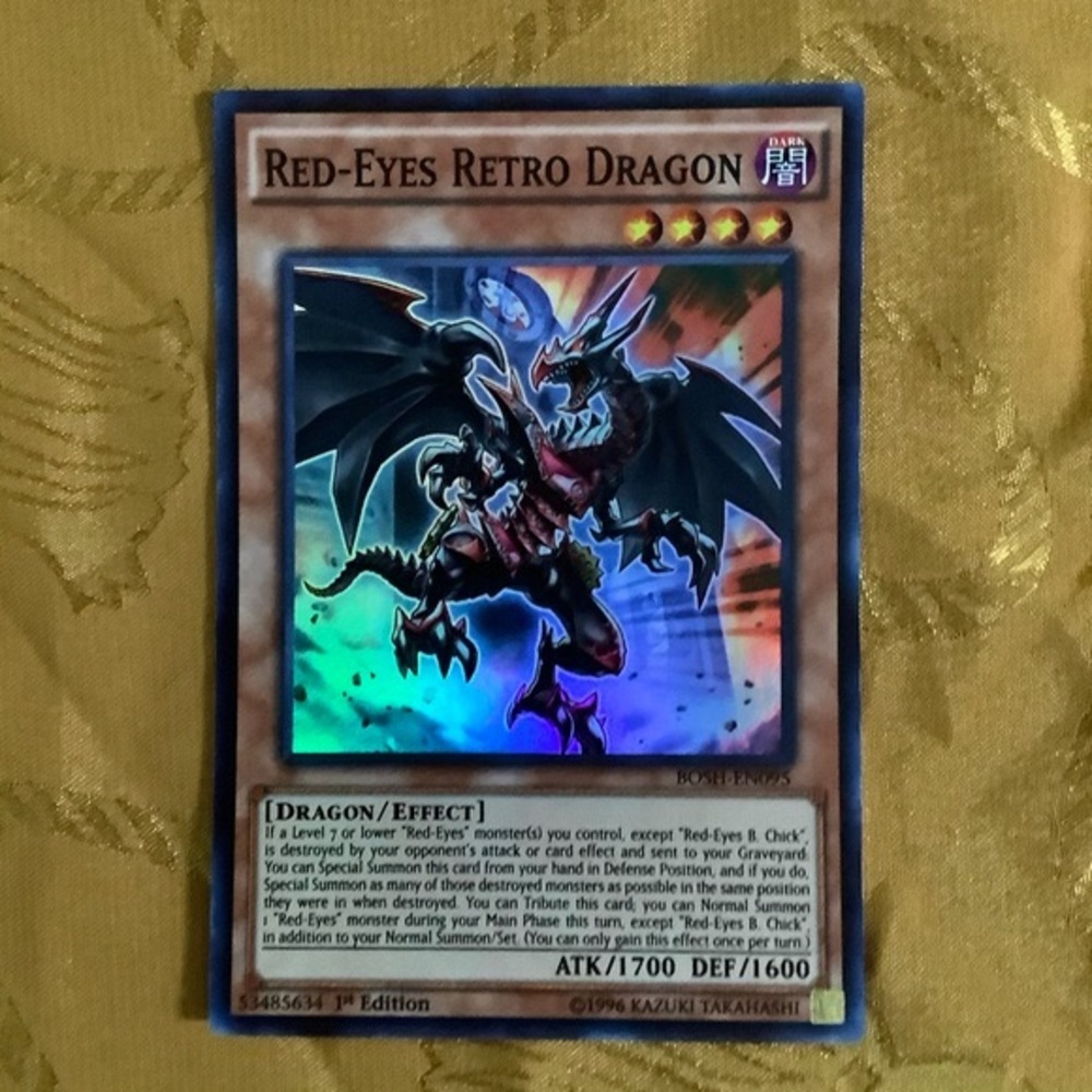 Yugioh Card Red-Eyes Retro Dragon